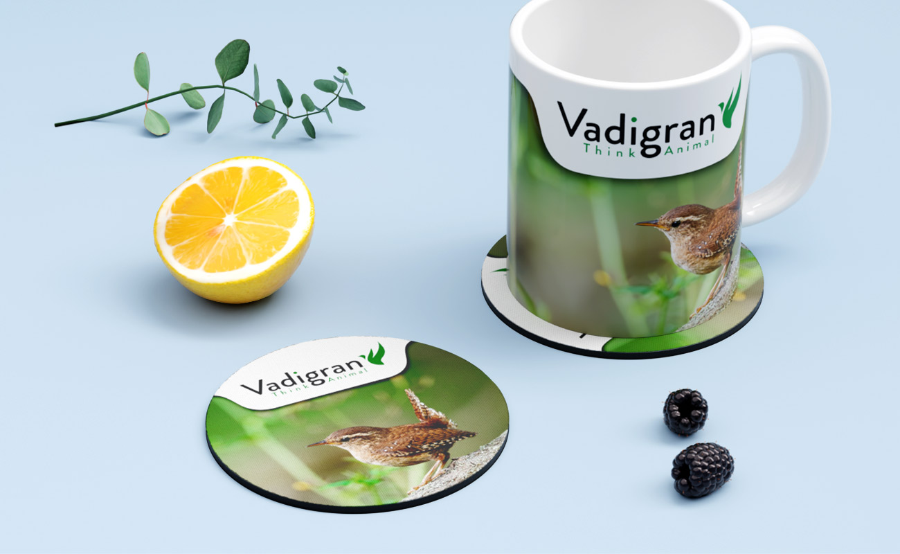 Surf - Untersetzer mit Logodruck